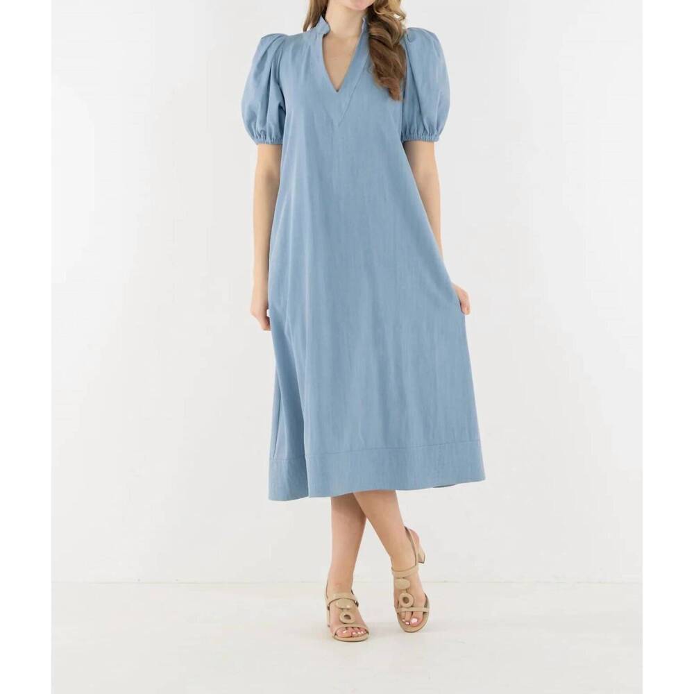 NEW EMILY MCCARTHY hampton dress in denim